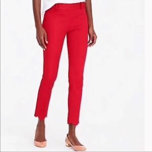 J Crew Winnie scalloped cropped pant 00